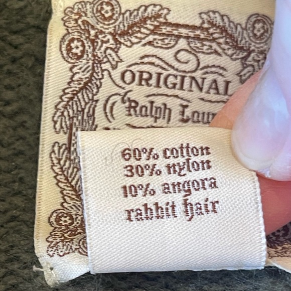 Ralph Lauren Olive Green Long Wide-neck Sweater - Picture 5 of 6